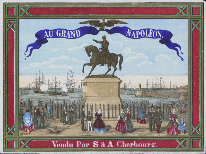 Werbung für Au Grand Napoleon von French School