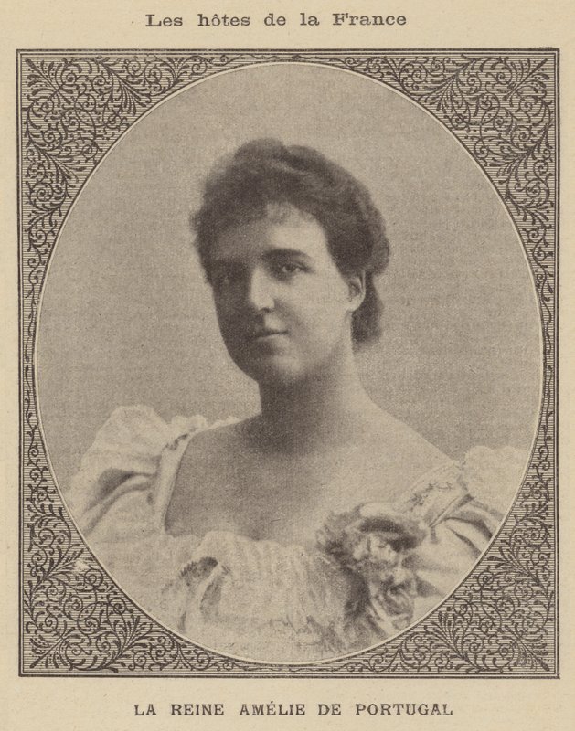 Amelie von Orléans, Königin von König Carlos I. von Portugal von French School
