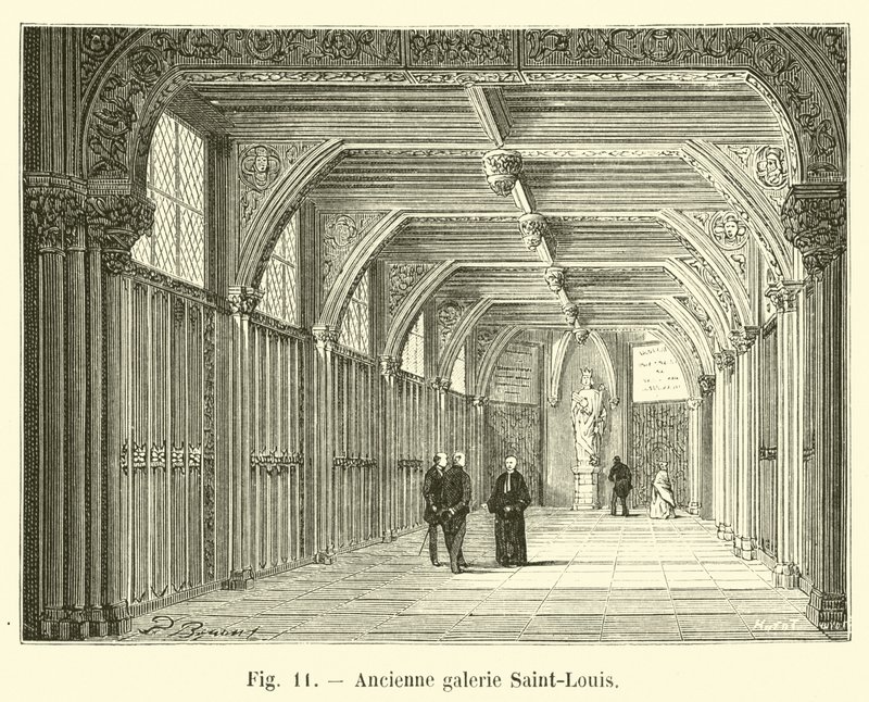 Ehemalige Galerie Saint-Louis von French School