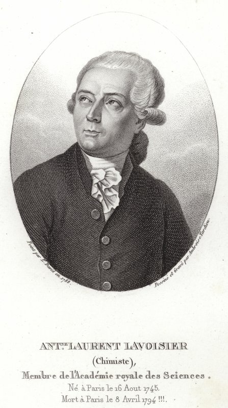 Antoine-Laurent de Lavoisier von French School