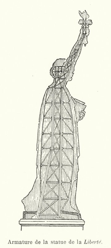 Armatur der Freiheitsstatue von French School