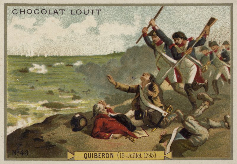 Schlacht bei Quiberon, Französische Revolutionskriege, 16. Juli 1795 von French School