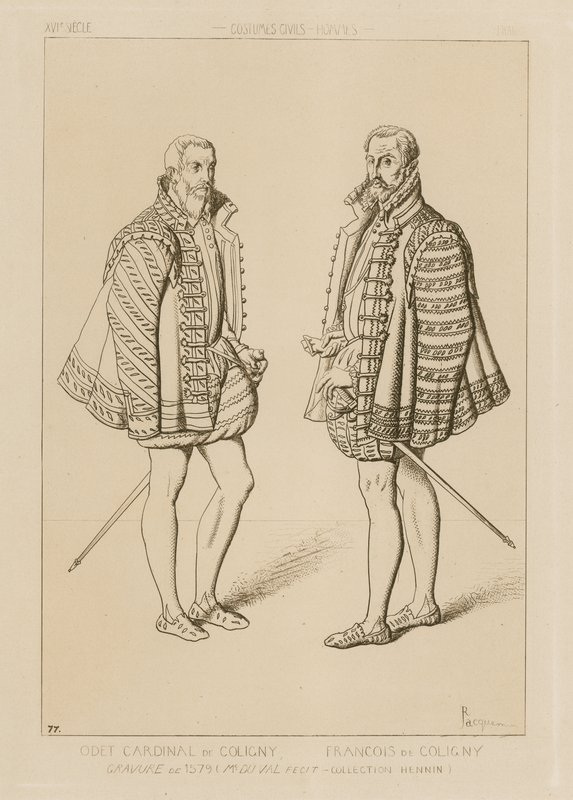 Kardinal Odet de Coligny (1517–1571) und François de Coligny (1557–1591) von French School