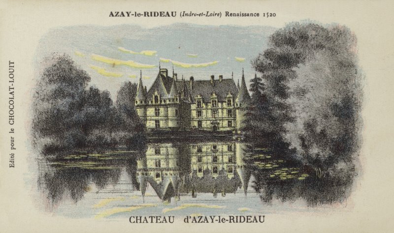 Schloss Azay-le-Rideau, Azay-le-Rideau, Indre-et-Loire von French School