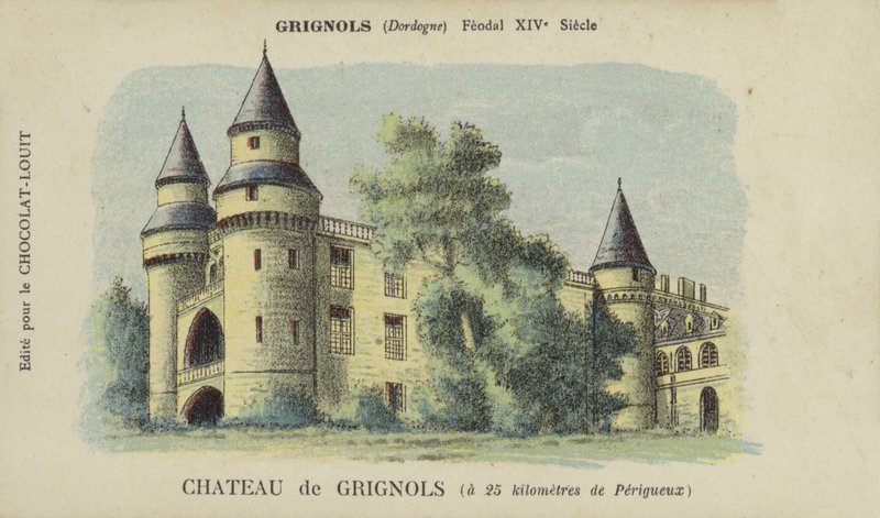 Schloss Grignols, Grignols, Dordogne von French School
