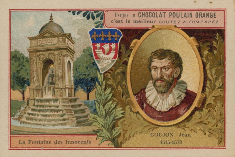 Chocolat Poulain Orange Sammelkarte von French School
