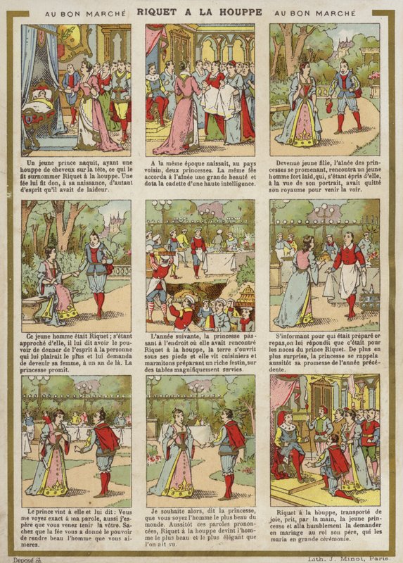 Comicstrip - Riquet mit dem Schopf von French School