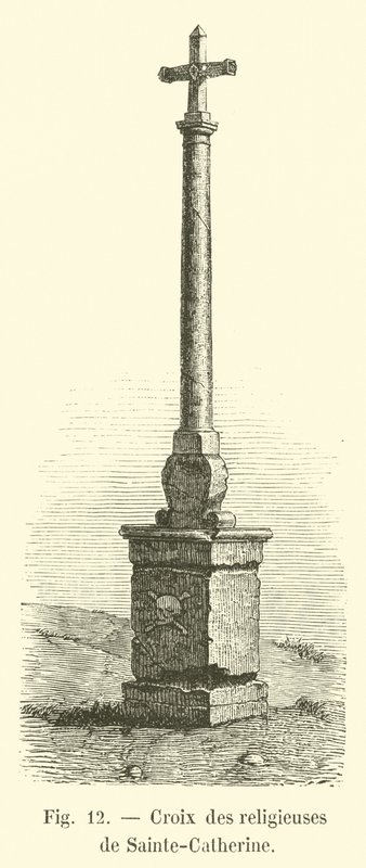 Kreuz der Nonnen von Sainte-Catherine von French School