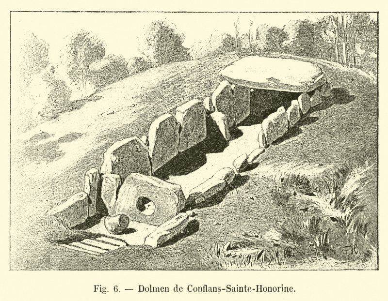 Dolmen von Conflans-Sainte-Honorine von French School