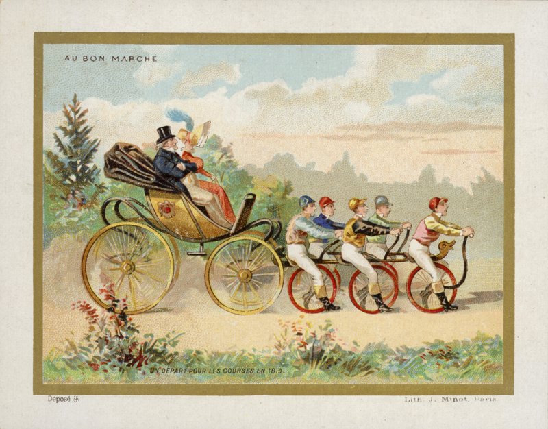 Exzentrische Vintage-Kutsche von French School