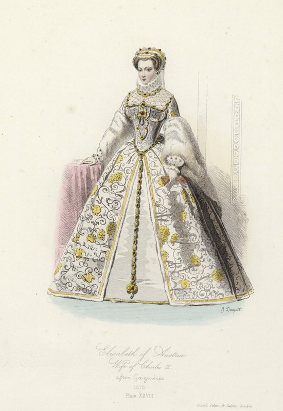 Elisabeth von Österreich, Ehefrau von Karl IX. von Frankreich von French School