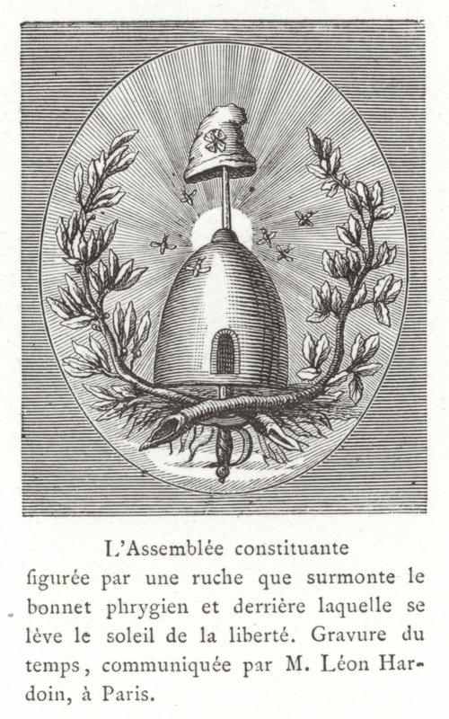 Emblem der Konstituierenden Versammlung, Französische Revolution von French School