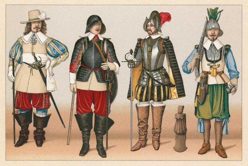 Frankreich XVI-XVII. Jahrhundert Kostüm von French School