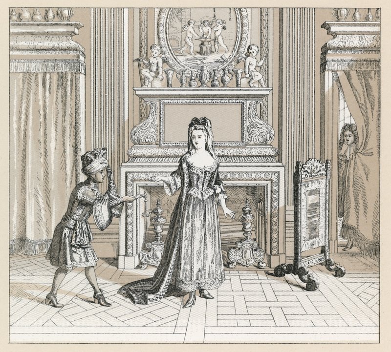 Frankreich Kostüm des XVII. Jahrhunderts von French School