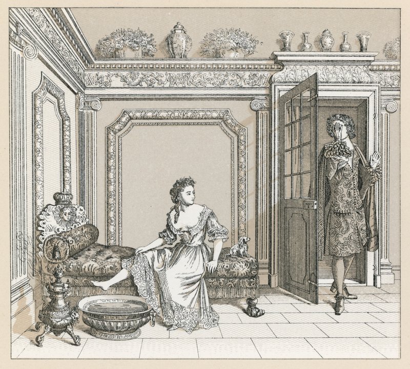 Frankreich XVII. Jahrhundert Kostüm von French School