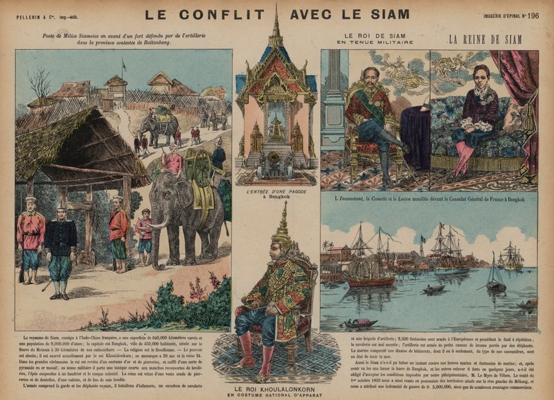 Französisch-Siamesischer Krieg, 1893 von French School