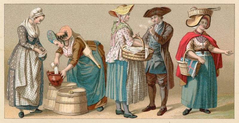 Holländische Tracht von French School