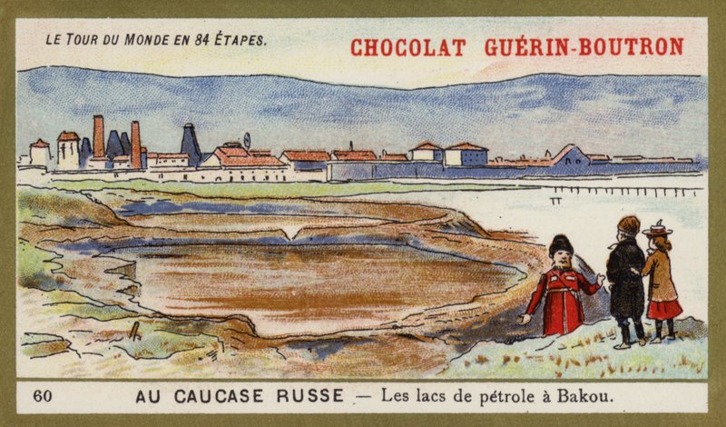 Im russischen Kaukasus - die Öllachen von Baku von French School