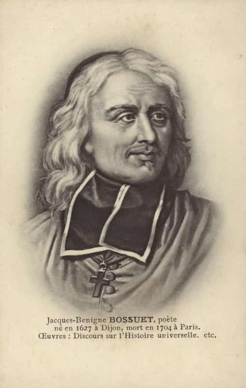 Jacques-Bénigne Bossuet, französischer katholischer Bischof, Theologe und Schriftsteller von French School