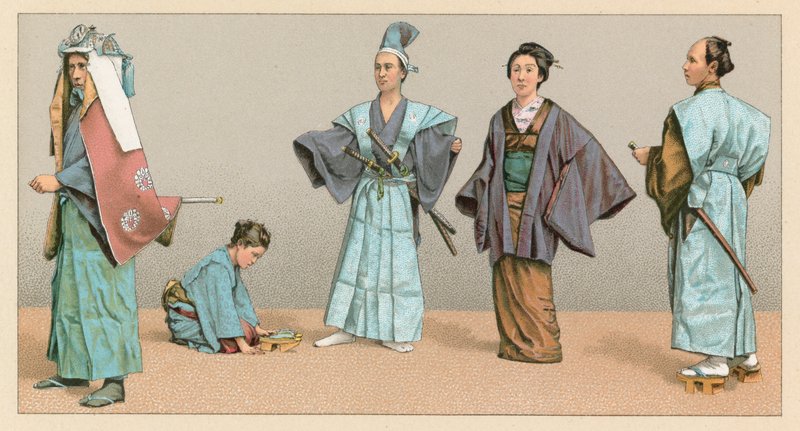 Japanisches Kostüm von French School