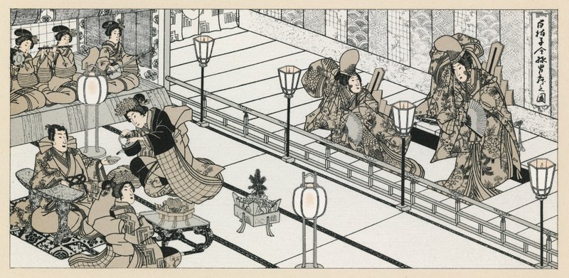Japanisches Kostüm von French School