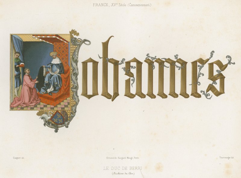 Johann, Herzog von Berry von French School