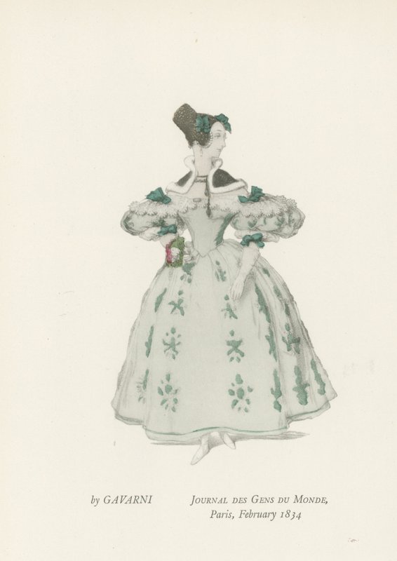 Journal des Gens du Monde, Paris, Februar 1834 von French School