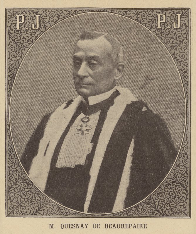 Jules Quesnay de Beaurepaire, französischer Richter von French School