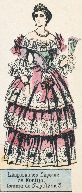 Kaiserin Eugenie de Montijo, Frau von Napoleon III. von French School