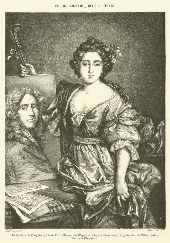 Die Gräfin von Feuquieres, Tochter von Pierre Mignard von French School
