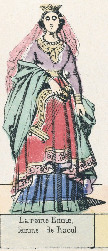 Königin Emne, Frau von Raoul von French School