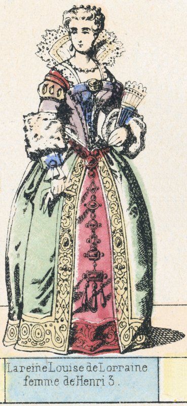 Königin Louise von Lothringen, Frau von Heinrich III. von French School