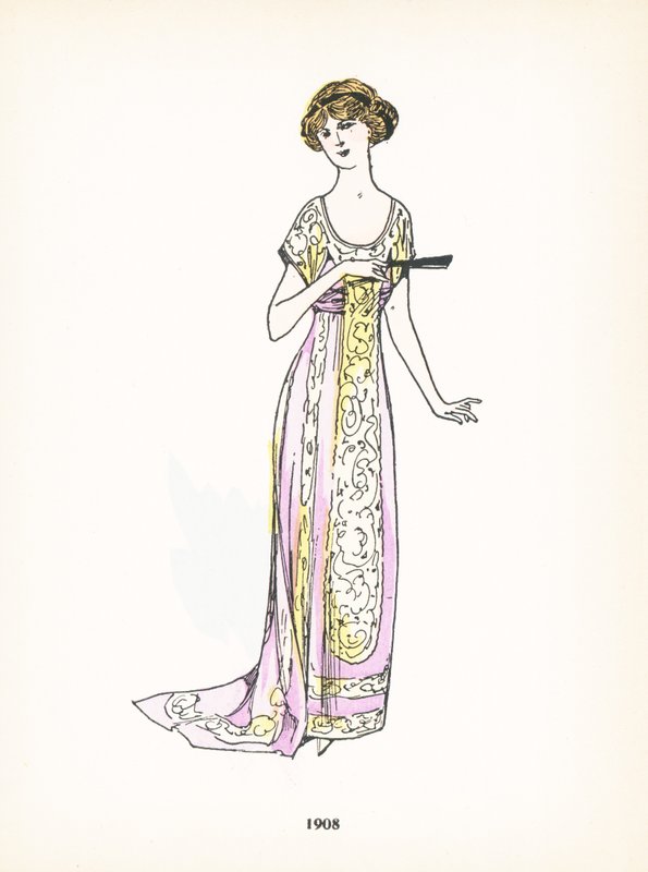 Damenmode, 1908 von French School