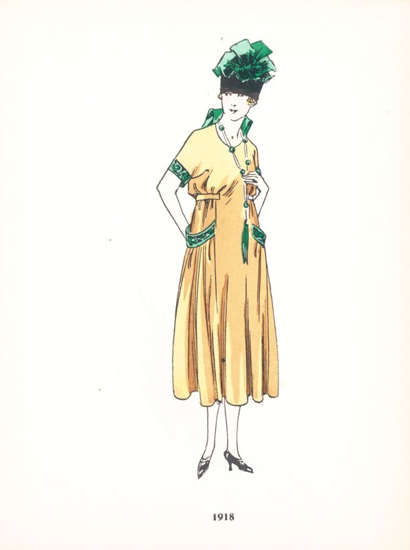 Damenmode, 1918 von French School