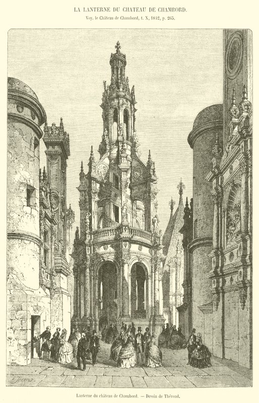 Laterne des Schlosses Chambord von French School