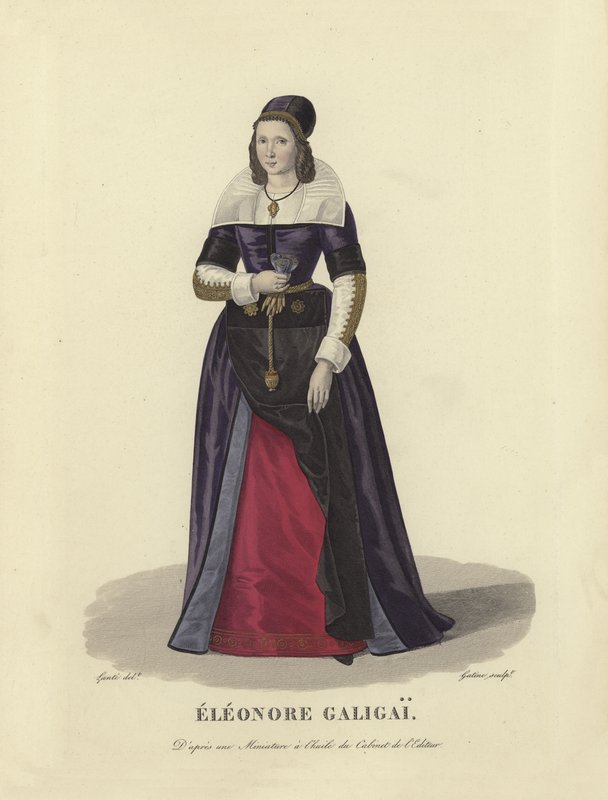 Leonora Dori Galigai, Favoritin von Maria de Medici, Mutter von König Ludwig XIII. von Frankreich von French School