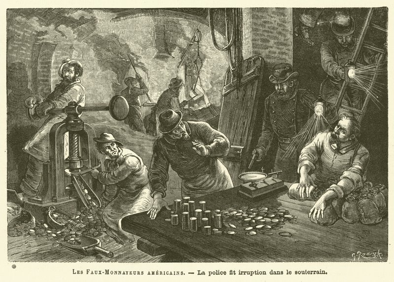 Les Faux-Monnayeurs Americains (Stich) von French School