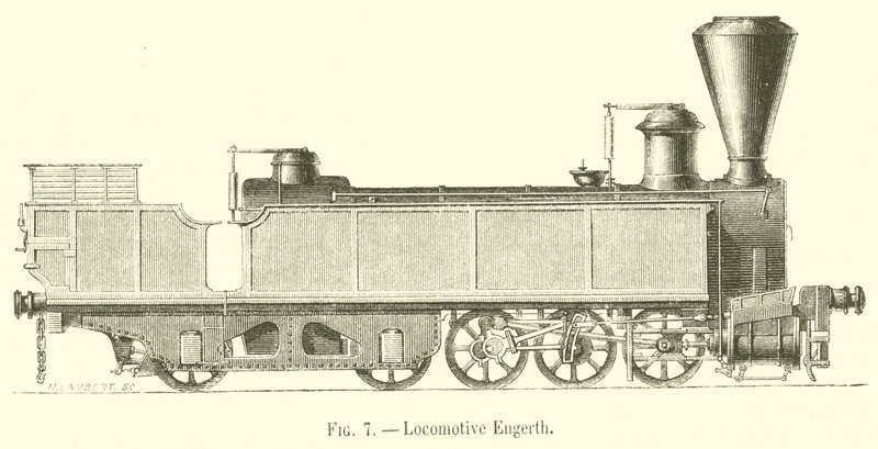 Lokomotive Engerth (Stich) von French School