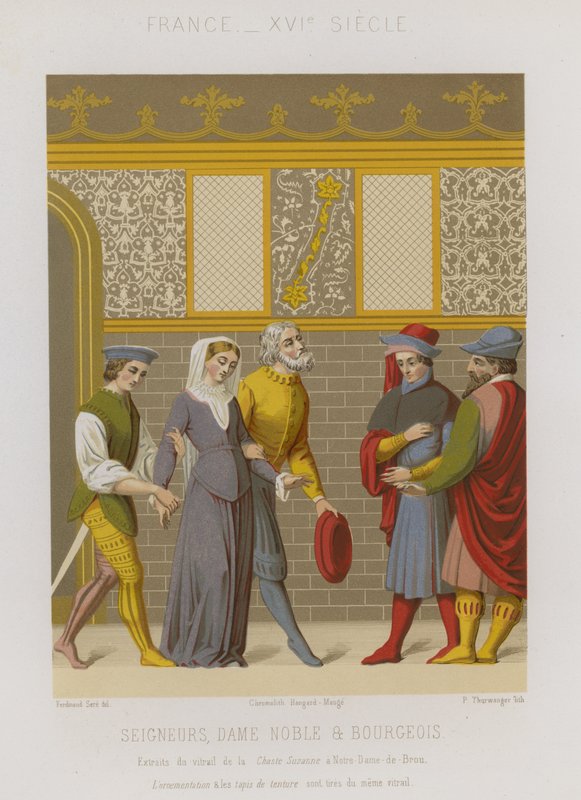 Herren, Edelfrau und Bürger von French School