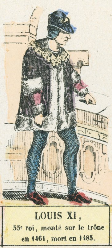 Ludwig XI., 55. König, bestieg den Thron 1461, starb 1483 von French School