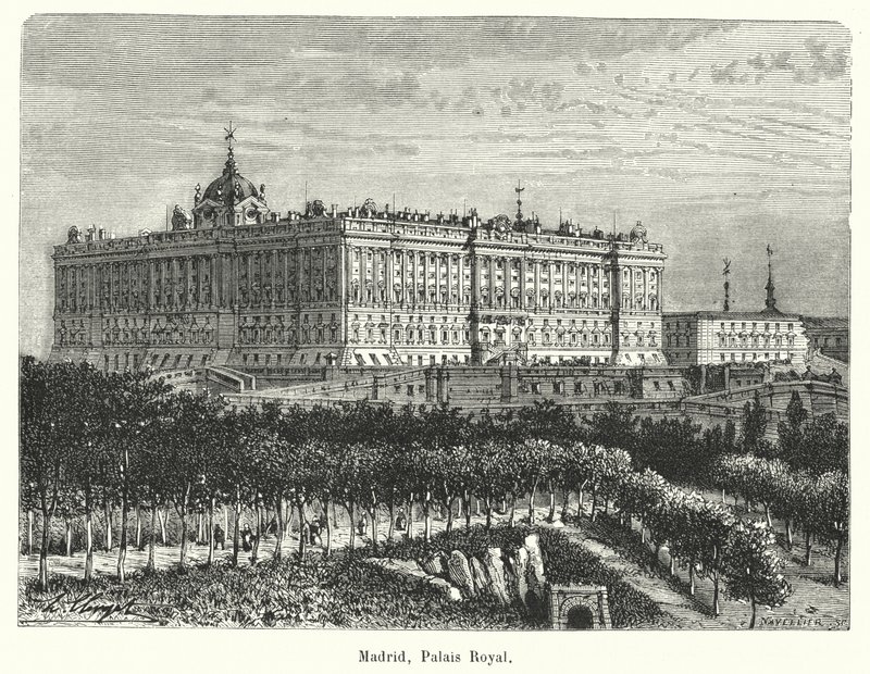 Madrid, Königspalast von French School