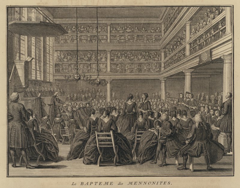 Mennonitische Taufzeremonie von French School