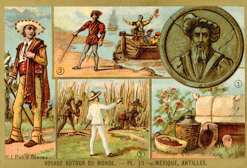 Mexiko und die Antillen von French School