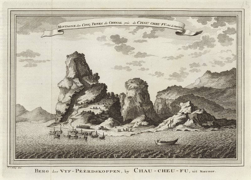 Berg der fünf Pferdeköpfe in der Nähe von French School