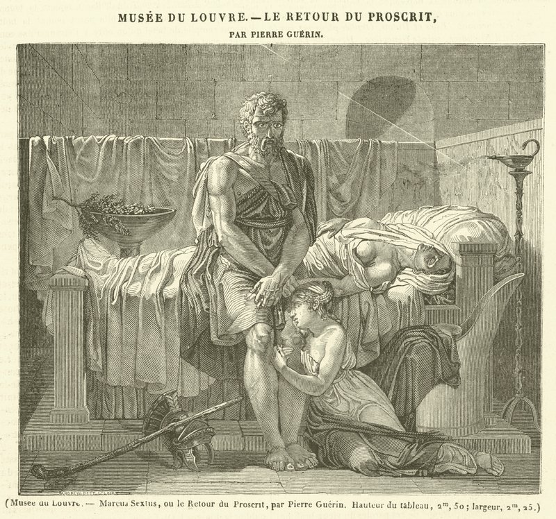 Louvre-Museum, Marcus Sextus oder die Rückkehr des Verbannten von French School
