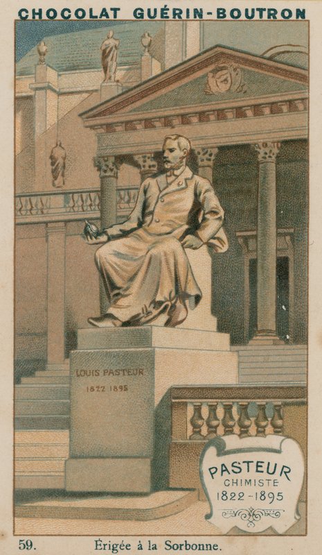 Pasteur, Chemiker, 1822-1895, errichtet an der Sorbonne von French School