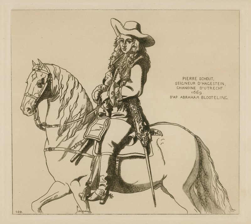 Pieter Schout, Herr von Hagestein und Kanoniker von Utrecht, 1669 von French School