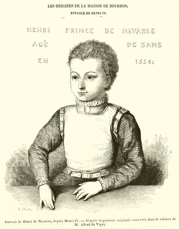 Porträt von Henri de Navarre, später Henri IV. von French School