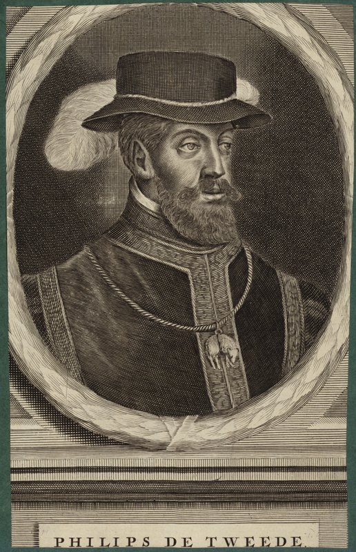 Porträt von König Philipp II. von Spanien von French School