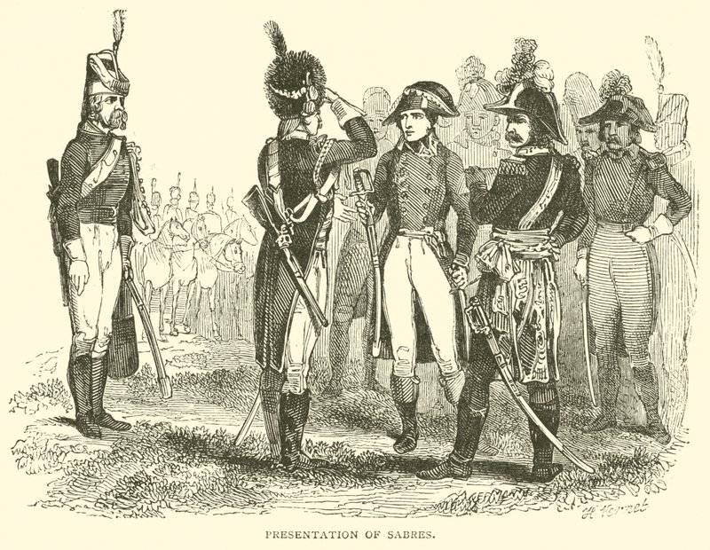 Übergabe der Säbel (Gravur) von French School